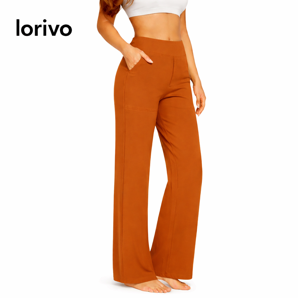 Lorivo SageFlow Wide-Leg Trousers