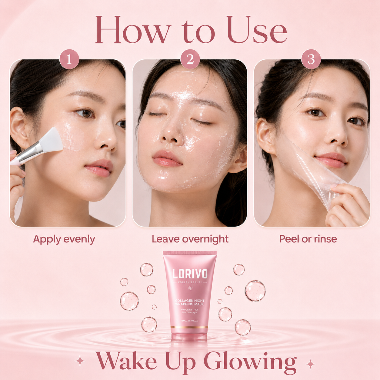 Lorivo Collagen Sleep Wrap