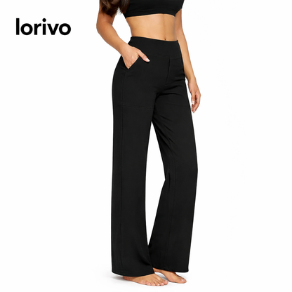 Lorivo SageFlow Wide-Leg Trousers
