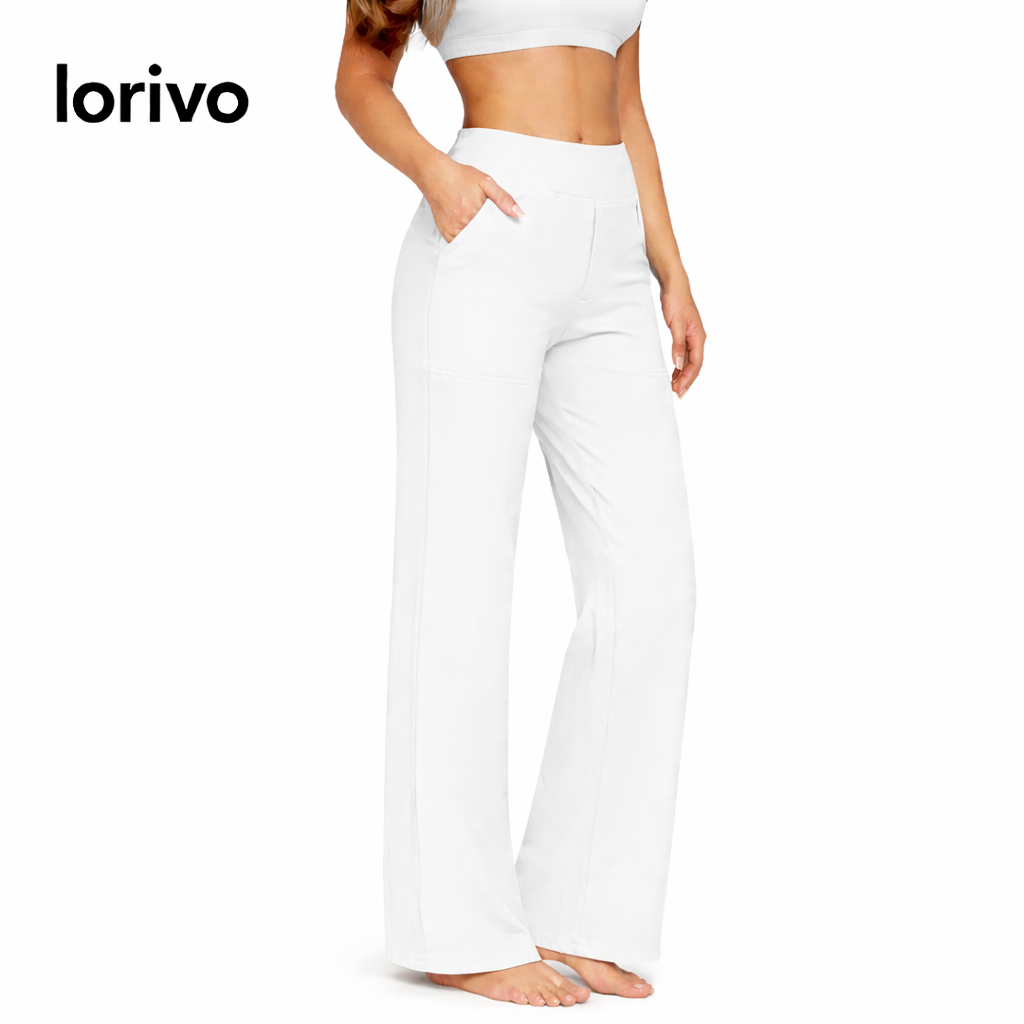 Lorivo SageFlow Wide-Leg Trousers