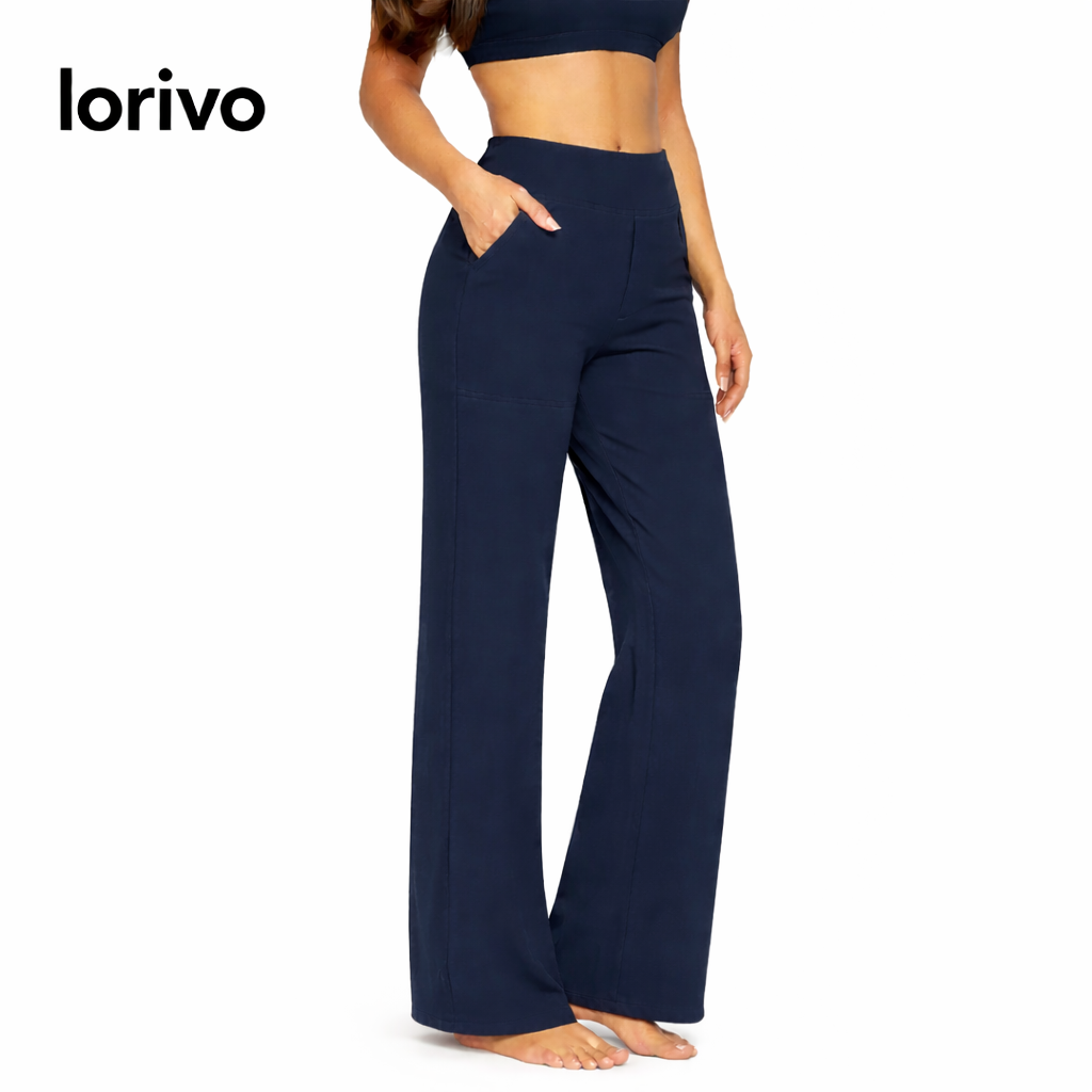 Lorivo SageFlow Wide-Leg Trousers