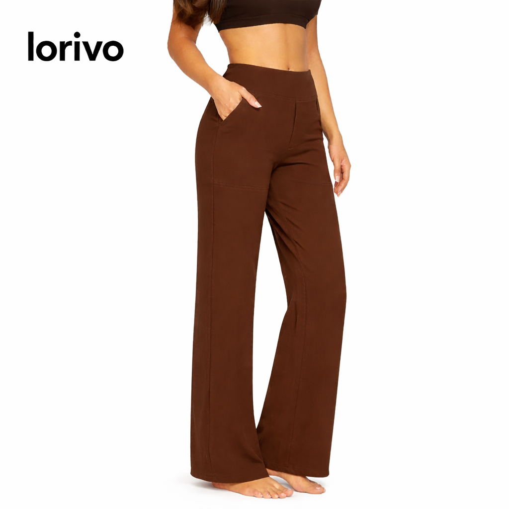 Lorivo SageFlow Wide-Leg Trousers