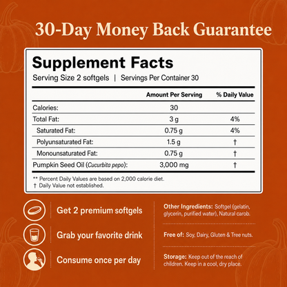 Lorivo™ Pumpkin Seed Oil Softgels
