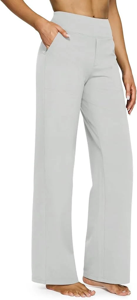 Soft-Touch Straight-Leg Knit Pants