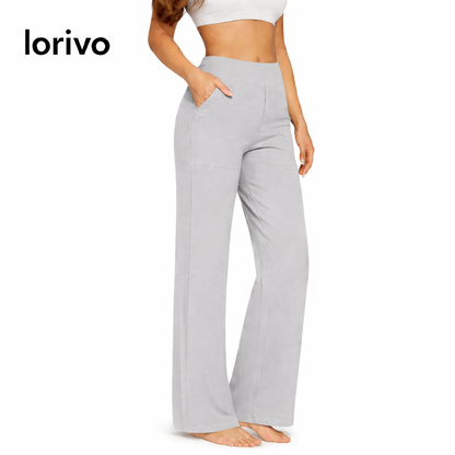 Lorivo SageFlow Wide-Leg Trousers
